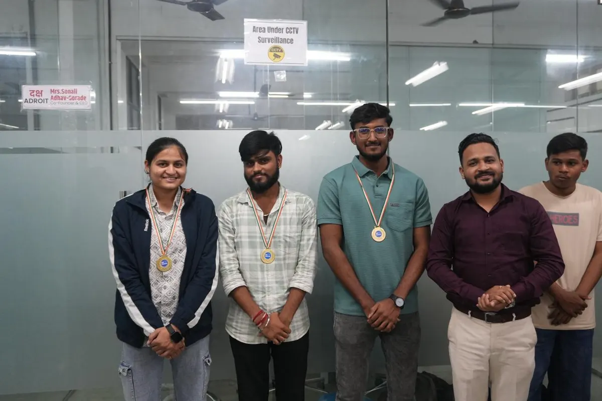 The winning team at the Gemma hackathon