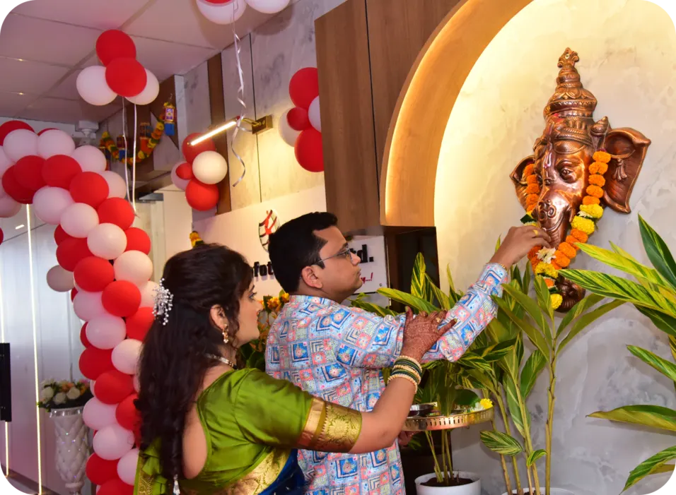 The traditional ceremony opening Sumago's new office