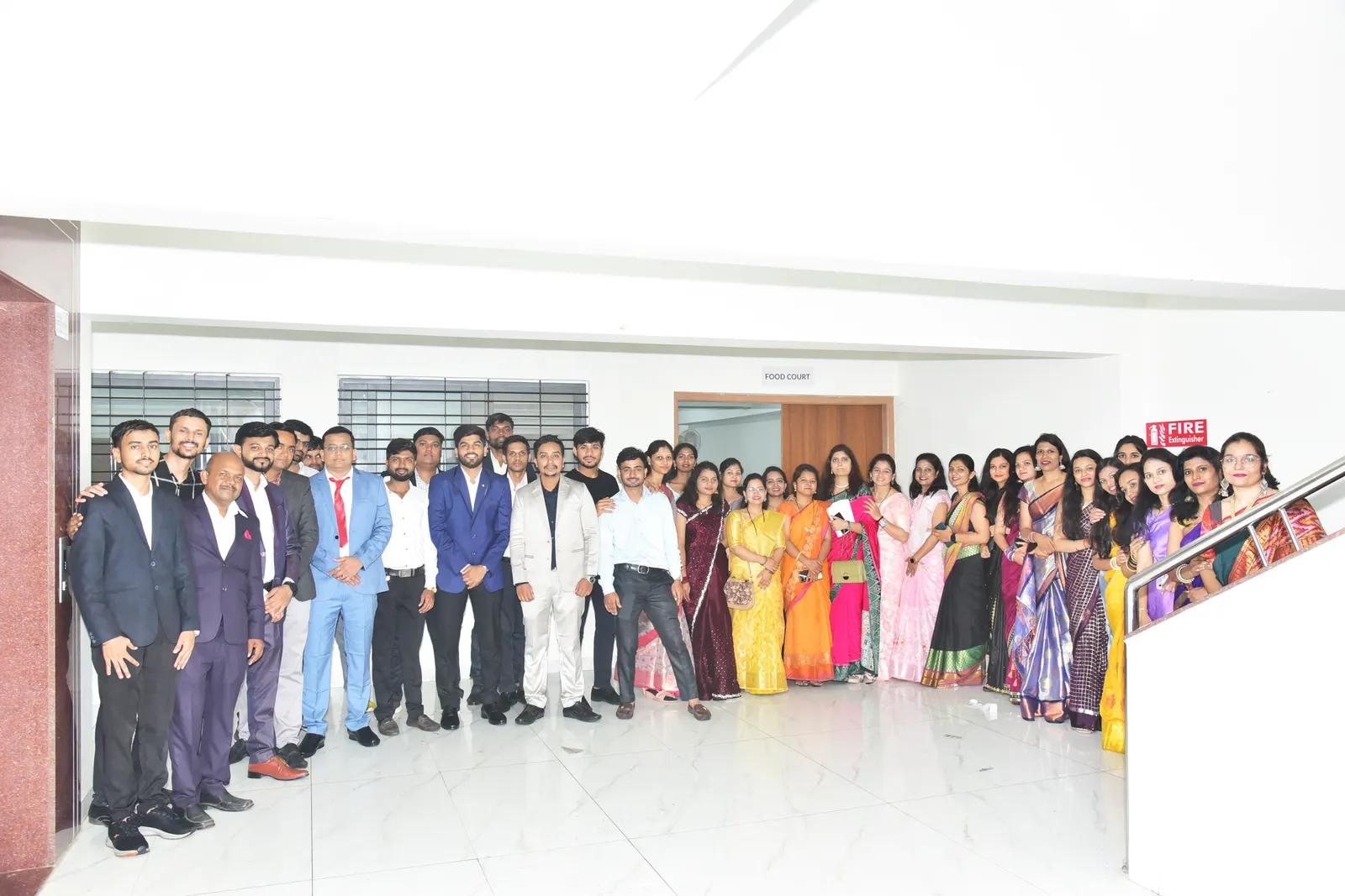 The Sumago Infotech team together at the Nashik office