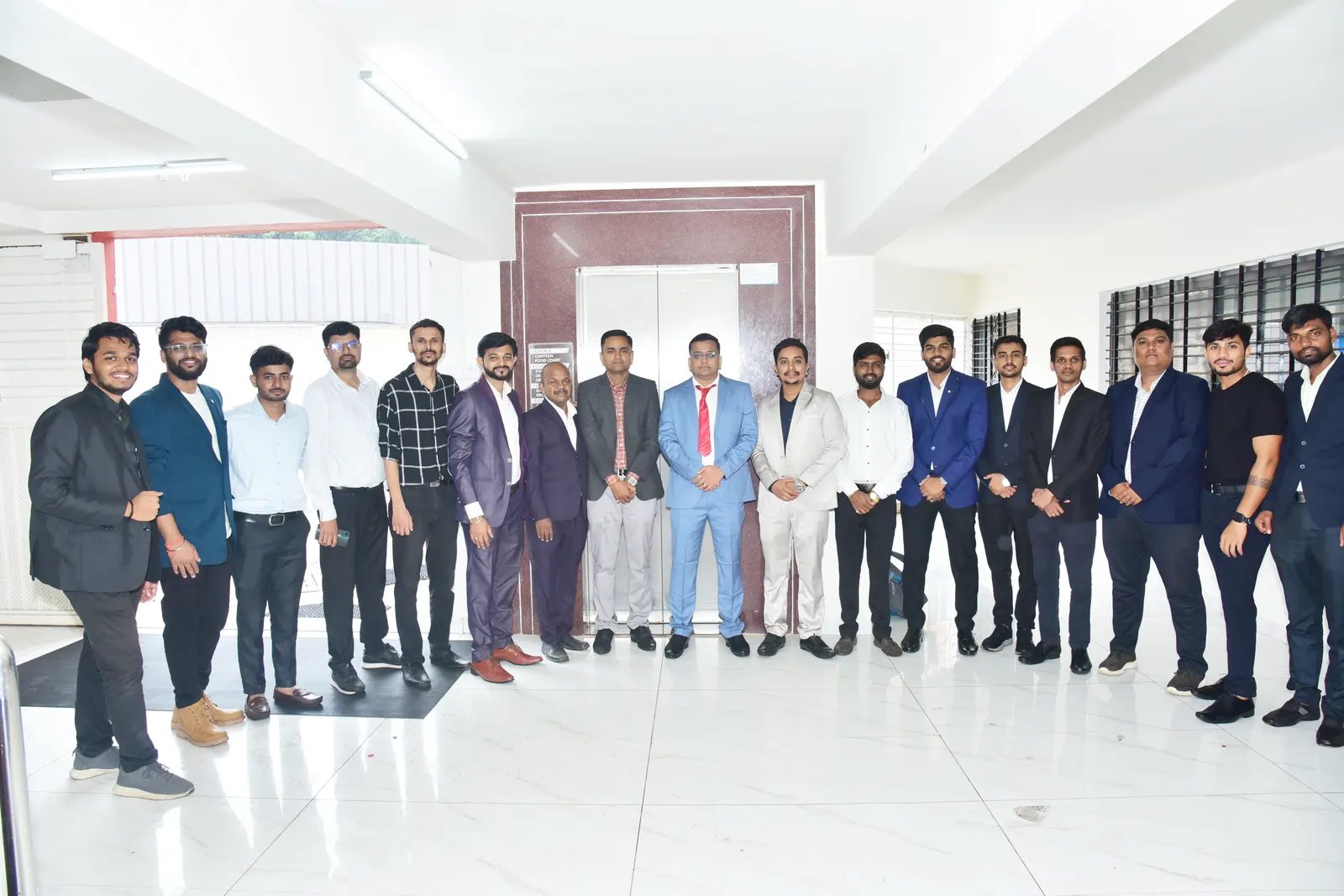 Part of the Sumago team at a company gathering